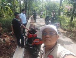 Jalan Rabat Beton Ratusan Meter Desa Resongo Dilengkapi Tembok Penahan Tanah